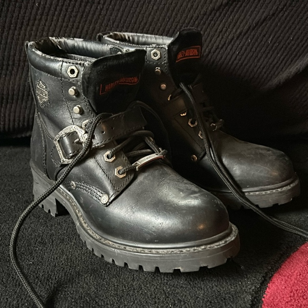 Harley Davidson steel toe boots